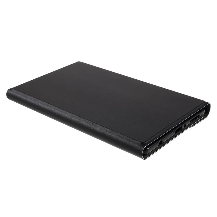 A220 Bluetooth-compatible Keyboard Leather Tablet Protective Stand Shell Case Cover for Samsung Galaxy Tab A7 Lite 8.7-inch T220 / T225 - Black - 5