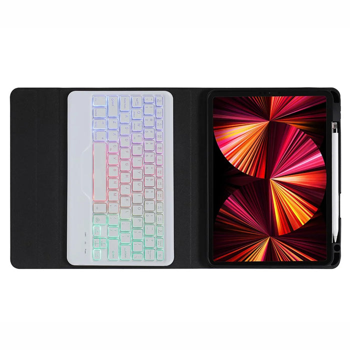 B011S Bluetooth-Compatible Keyboard Case for iPad Air 11 (2025) / (2024) / Pro 11 (2022 / 2021 / 2020 / 2018) / Air (2022) / (2020) - Multi-Color - 5