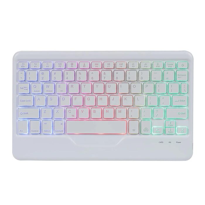 B011S Bluetooth-Compatible Keyboard Case for iPad Air 11 (2025) / (2024) / Pro 11 (2022 / 2021 / 2020 / 2018) / Air (2022) / (2020) - Multi-Color - 6