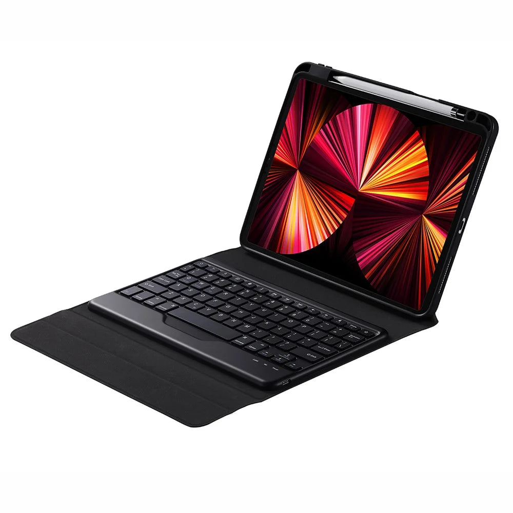 B011 Bluetooth-Compatible Keyboard Case  for iPad Air 11 (2026) / (2025) / (2024) / Pro 11 (2022 / 2021 / 2020 / 2018) / Air (2022) / (2020) - Black - 4