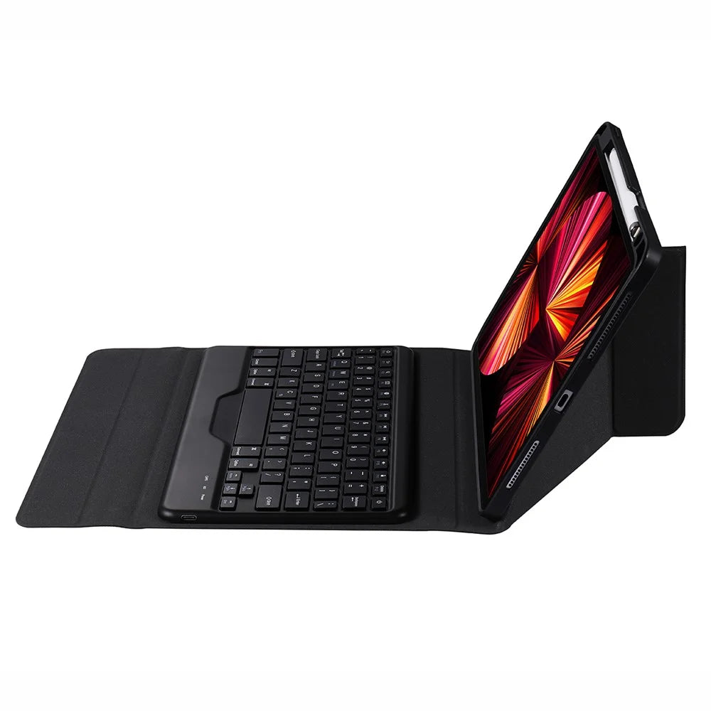 B011 Bluetooth-Compatible Keyboard Case  for iPad Air 11 (2026) / (2025) / (2024) / Pro 11 (2022 / 2021 / 2020 / 2018) / Air (2022) / (2020) - Black - 6