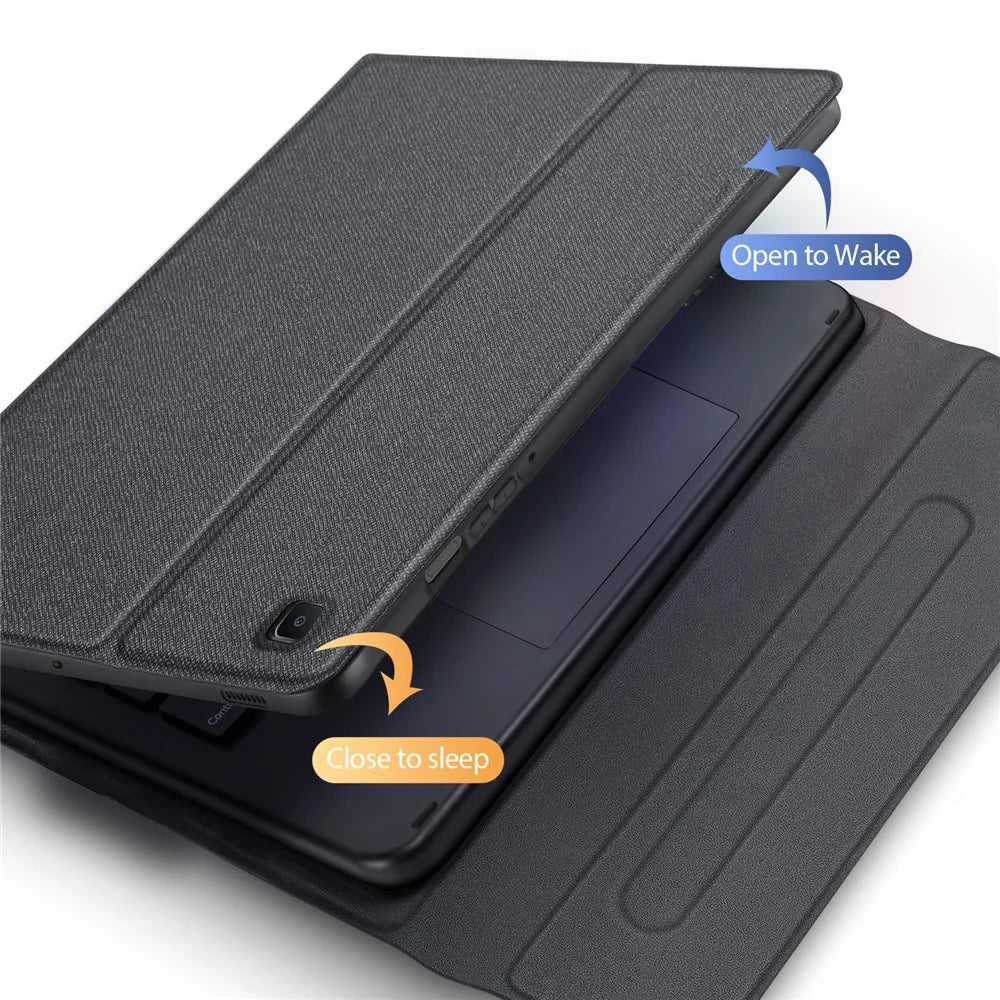 DUX DUCIS Bluetooth-compatible Keyboard Leather Stand Tablet Case for Samsung Galaxy Tab S6 Lite (2020) P610 / P615 / S6 Lite (2022) / (2024) - 6