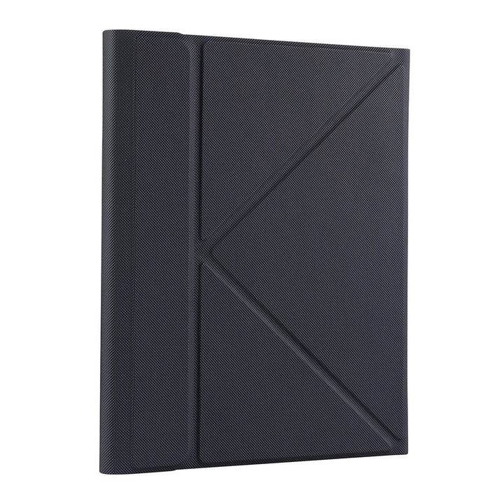 B09 Leather Cover Shell + Wireless Bluetooth Keyboard Combo Set for iPad 10.2 (2021)/(2020)/(2019)/Pro 10.5-inch (2017)/Air 10.5 inch (2019) - Black - 2