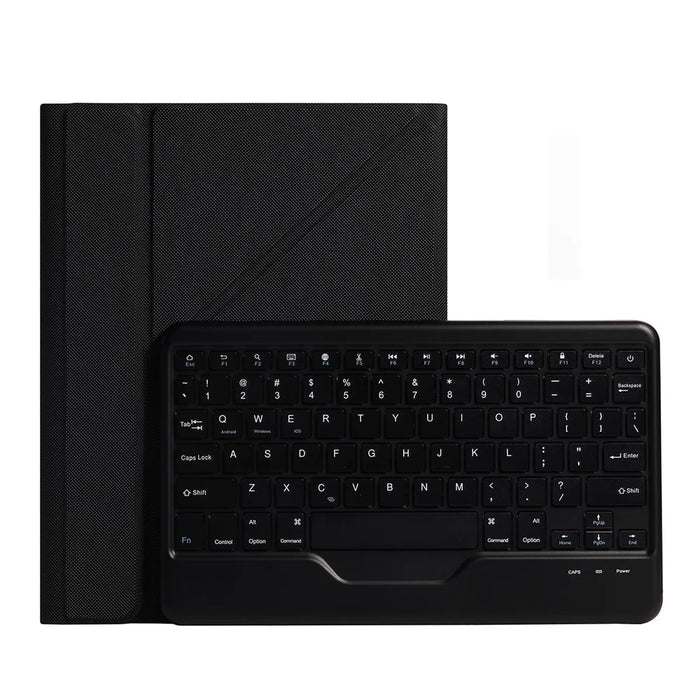 B09 Leather Cover Shell + Wireless Bluetooth Keyboard Combo Set for iPad 10.2 (2021)/(2020)/(2019)/Pro 10.5-inch (2017)/Air 10.5 inch (2019) - Black - 4
