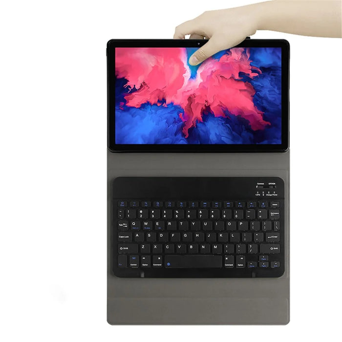 Wireless Bluetooth-compatible Keyboard + Leather Protective Shell For Lenovo Tab P11 Pro J706F / J716F - 6