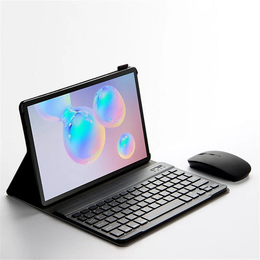 Quality Leather Protective Shell with Wireless Bluetooth-compatible Keyboard For Samsung Galaxy Tab S6 - 2