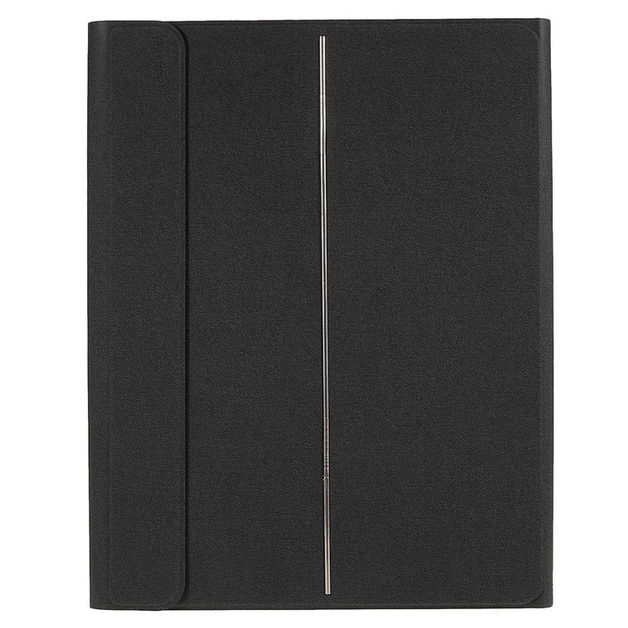 Protective Leather Case + Portable Wireless Bluetooth-Compatible Keyboard For Samsung Galaxy Tab S10+ / S9+  / S8+ / S7+ / S7 FE - Black - 3