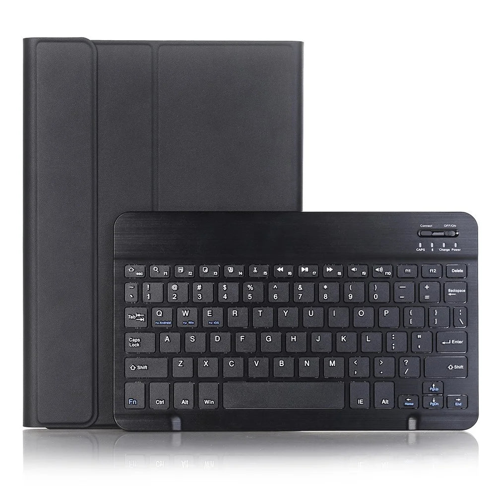 AW11 Super Thin Wireless Bluetooth-compatible Keyboard TPU Inner Case + Leather Protective Case for Huawei MatePad 11 (2021) (DBY-W09) - Black - 7