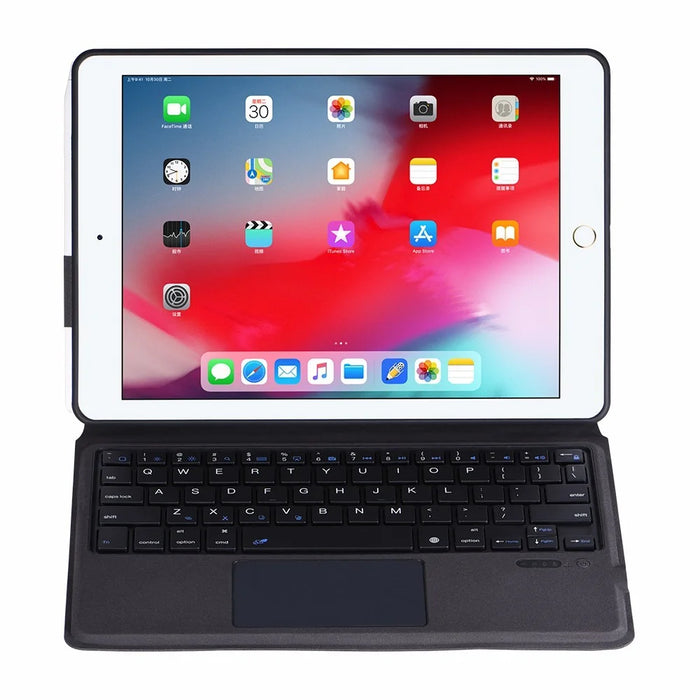 1092 Automatic Sleep Wireless Bluetooth-compatible Keyboard + Exquisite Leather Protective Cover Case for iPad 10.2 (2021)/(2020)/(2019)/Air 10.5 inch (2019)/Pro 10.5-inch (2017) - 2