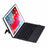 1092 Automatic Sleep Wireless Bluetooth-compatible Keyboard + Exquisite Leather Protective Cover Case for iPad 10.2 (2021)/(2020)/(2019)/Air 10.5 inch (2019)/Pro 10.5-inch (2017) - 3