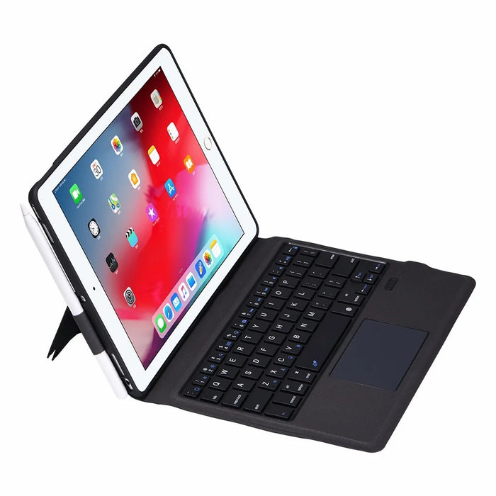 1092 Automatic Sleep Wireless Bluetooth-compatible Keyboard + Exquisite Leather Protective Cover Case for iPad 10.2 (2021)/(2020)/(2019)/Air 10.5 inch (2019)/Pro 10.5-inch (2017) - 3