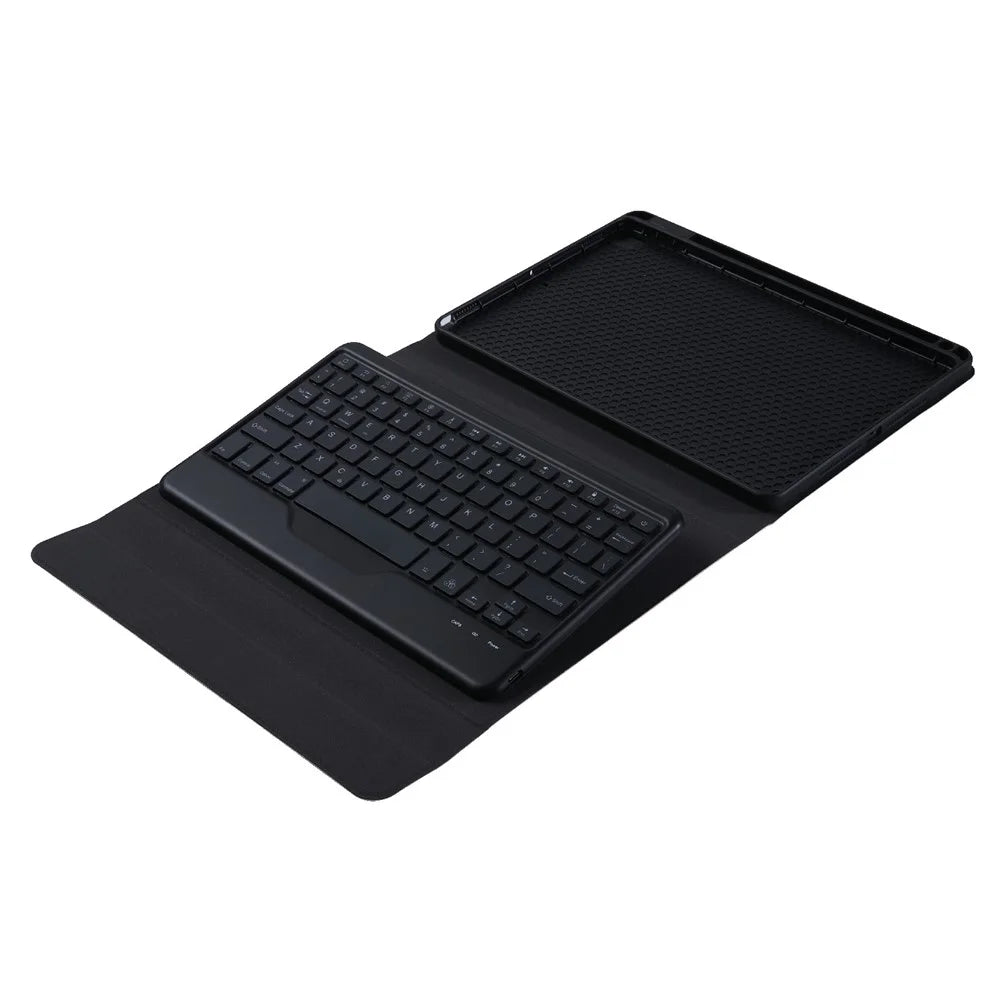 B07S Bluetooth Keyboard with Triangle Support Stand Leather Case [with Backlit] for iPad 9.7 (2017) (2018) / iPad Pro 9.7 (2016) / iPad Air 2 - Black - 6