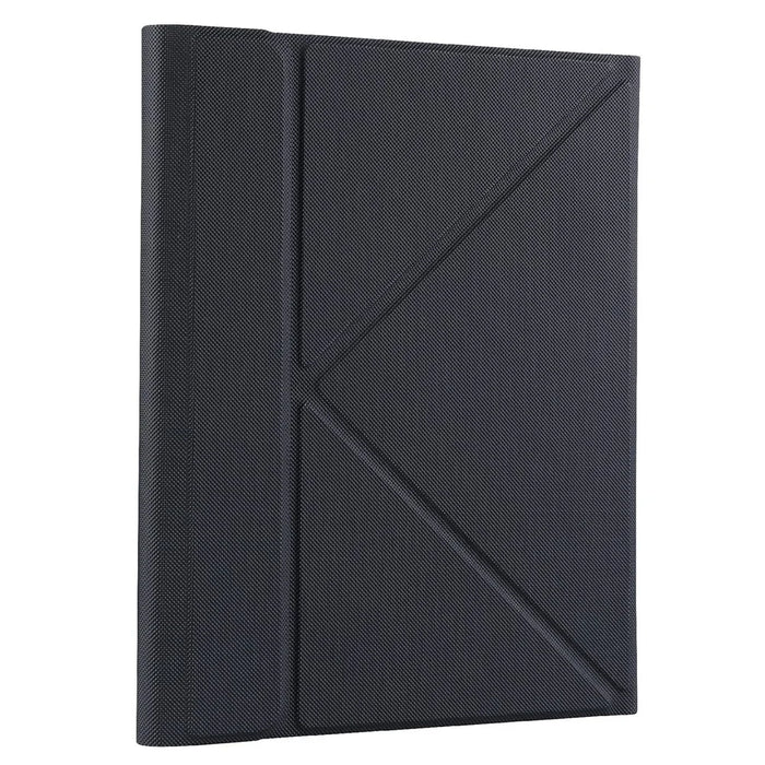 B07 Leather Protective Case + Bluetooth Keyboard Support Triangle Stand Built-in Pen Slot [without Backlit] for iPad 9.7 (2017) (2018) / iPad Pro 9.7 (2016) / iPad Air 2 - Black - 2