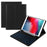 A07BS Ultra Thin Detachable Bluetooth-compatible Keyboard Leather Case with Pen Slot and Backlit for iPad Air/Air 2/Pro 9.7 (2016)/9.7 (2017)/(2018) - Black - 1