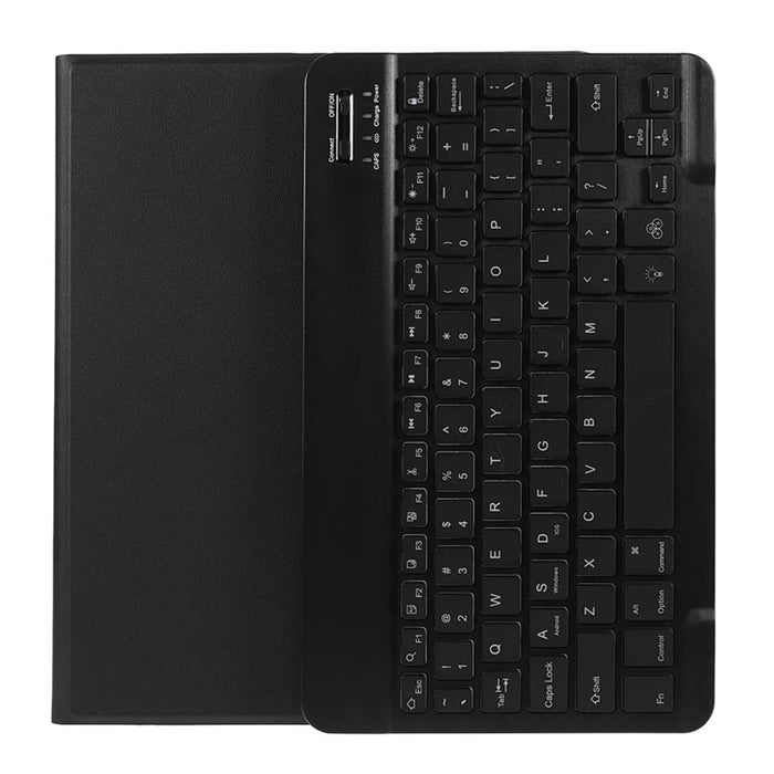 A07BS Ultra Thin Detachable Bluetooth-compatible Keyboard Leather Case with Pen Slot and Backlit for iPad Air/Air 2/Pro 9.7 (2016)/9.7 (2017)/(2018) - Black - 2