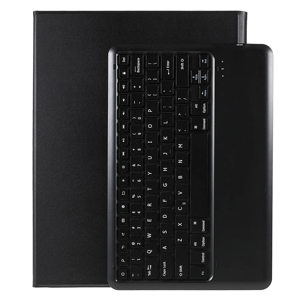A129 Ultra-Thin Leather Tablet Stand Inner TPU Protective Case Shell + Bluetooth-compatible Keyboard for iPad Pro 12.9 inch (2015) / (2017) - 1