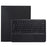 A12B-A Ultra-Thin Bluetooth-compatible Keyboard with Touch Mouse Leather Case Magnetic Closure for iPad Pro 12.9 (2021) / (2020) / (2018) - Black - 1