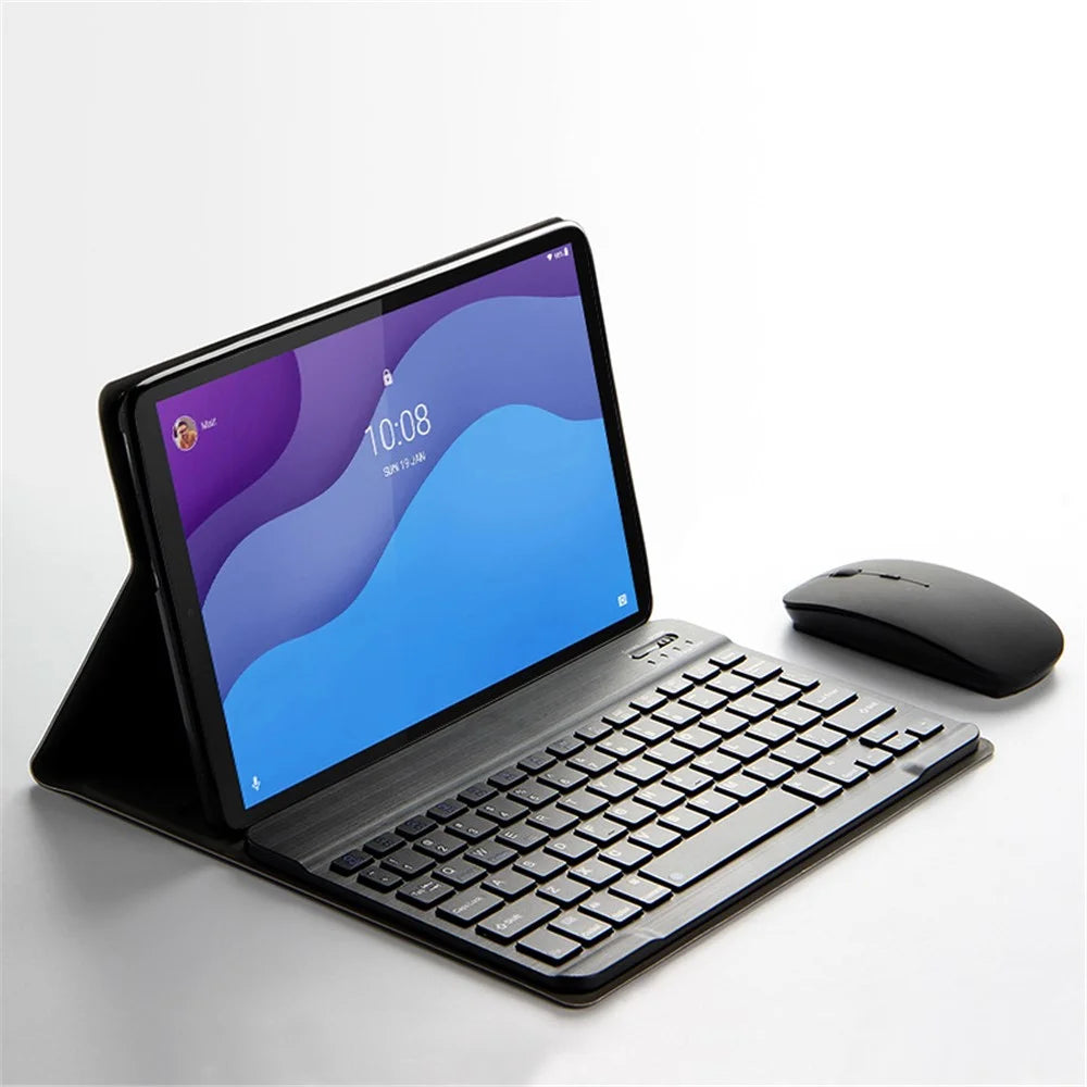 For Lenovo Tab M10 HD Gen 2 TB-X306X / F Leather Stand Tablet Case with Detachable Magnetic Wireless Keyboard (Without Touchpad) - 2