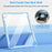 Dust-proof TPU Tablet Stand Case Shock Resistant Protective Cover with Magnetic Detachable Bluetooth-compatible Keyboard for iPad mini (2021) - Blue - 4