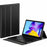 For Honor Pad 6 10.1-inch Detachable Bluetooth-compatible Keyboard with Hinge Stand Leather Case - 1