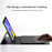 For Honor Pad 6 10.1-inch Detachable Bluetooth-compatible Keyboard with Hinge Stand Leather Case - 4