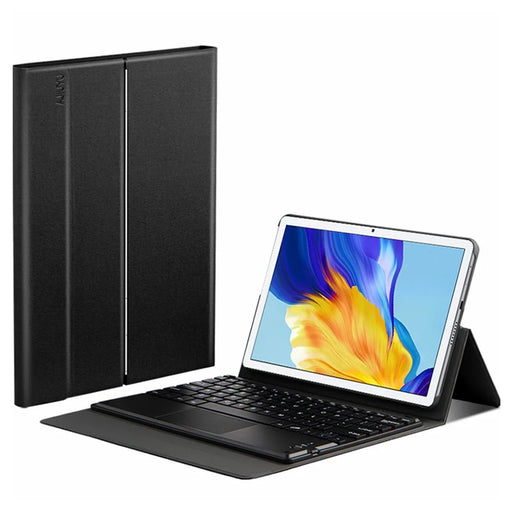 For Honor Pad 7 10.1-inch Detachable Bluetooth-compatible Keyboard with Hinge Stand Leather Case - 1