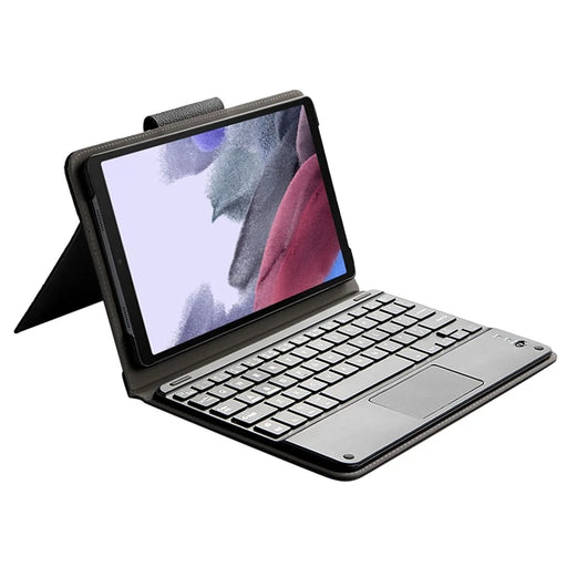 Genuine Leather Tablet Stand Protective Cover Case + Wireless Bluetooth-compatible Keyboard with Touchpad For Samsung Galaxy Tab A7 Lite 8.7-inch - 1