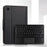 Genuine Leather Tablet Stand Protective Cover Case + Wireless Bluetooth-compatible Keyboard with Touchpad For Samsung Galaxy Tab A7 Lite 8.7-inch - 2