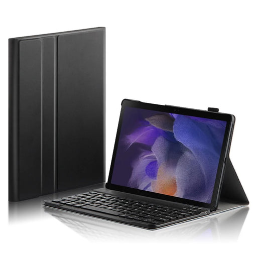 For Samsung Galaxy Tab A8 10.5 (2021) Leather Stand Tablet Case with Detachable Magnetic Wireless Keyboard (Without Touchpad) - 1