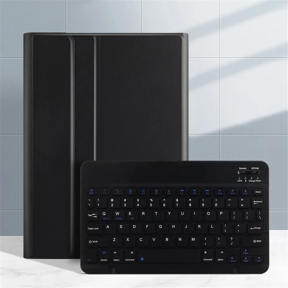 For Samsung Galaxy Tab A8 10.5 (2021) Leather Stand Tablet Case with Detachable Magnetic Wireless Keyboard (Without Touchpad) - 2
