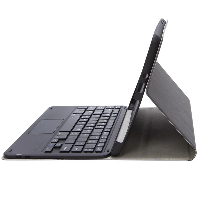SFGO-A for Microsoft Surface Go / Go 2 / Go 3 Touch Mouse Design Bluetooth-compatible Keyboard Set with Wood Texture PU Leather Outer Cover TPU Inner Bumper Case - 4