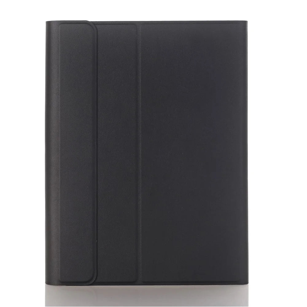 For Samsung Galaxy Tab S8 PU Leather+TPU Tablet Stand Case with Wireless Bluetooth-compatible Keyboard - Black - 3