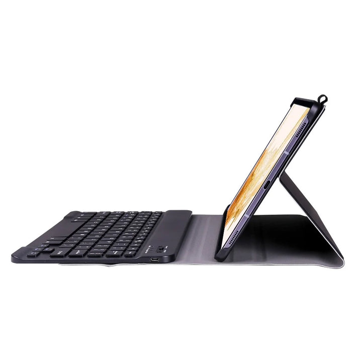 A700 for Samsung Galaxy Tab S8 (2021) SM-X700 / X706 Ultra Thin Tablet Stand Leather Protective Case + Bluetooth-compatible Keyboard - Black - 6