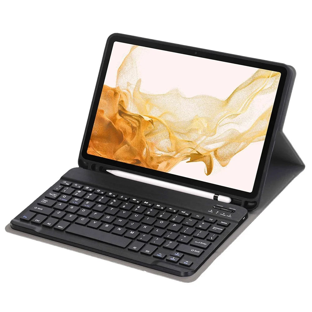 A700B Detachable Bluetooth-compatible Keyboard Case with Pencil Slot For Samsung Galaxy Tab S8 11 inch X700 X706 - Black - 2
