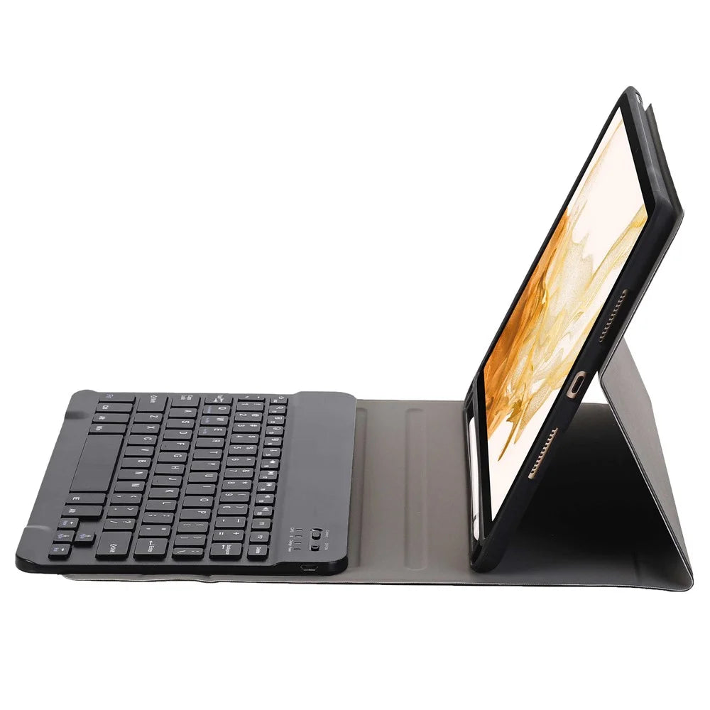 A700B Detachable Bluetooth-compatible Keyboard Case with Pencil Slot For Samsung Galaxy Tab S8 11 inch X700 X706 - Black - 4