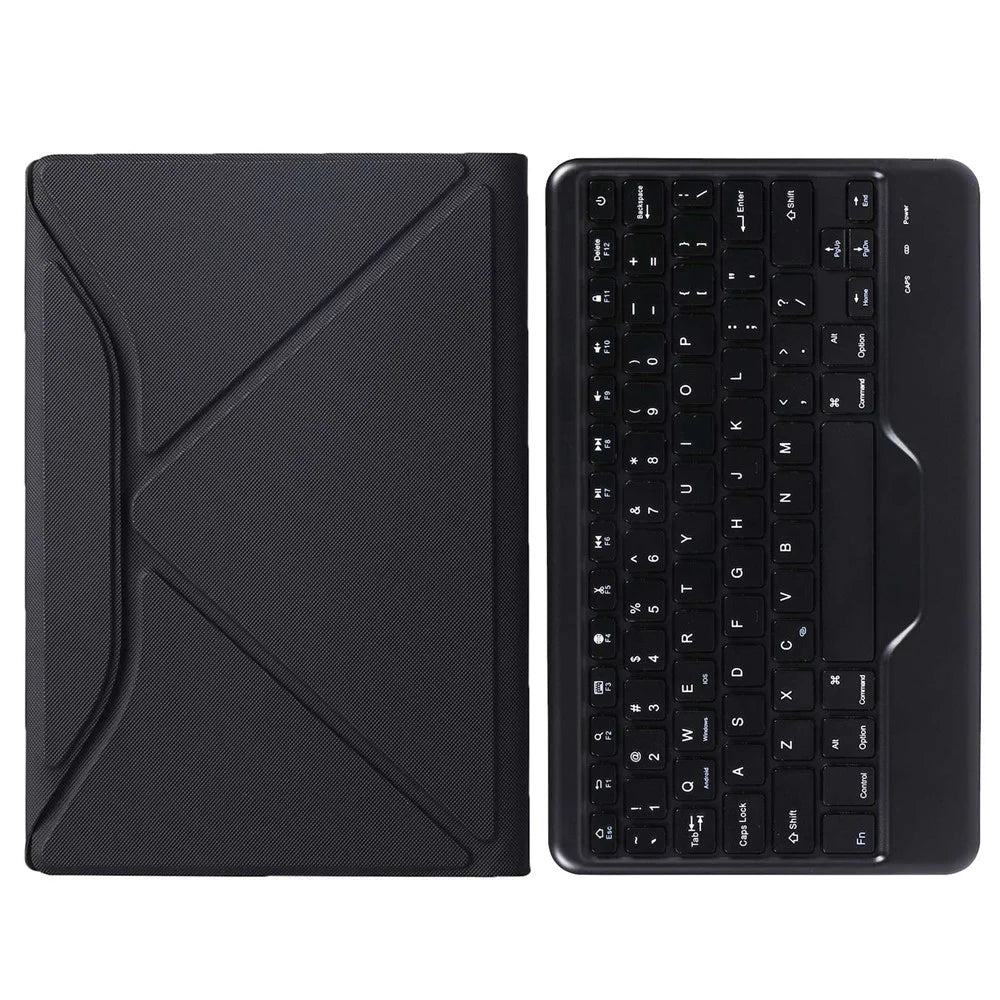 BM20 For Lenovo Tab M10 Plus (3rd Gen) TB-125FU Leather Case Bluetooth-Compatible Keyboard Stand Built-In Pen Slot - Black - 5