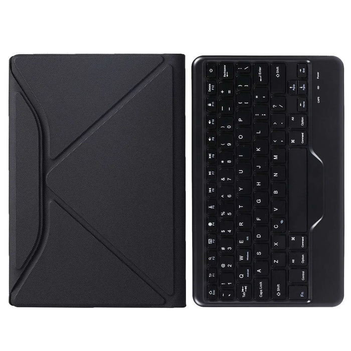 BM20 For Lenovo Tab M10 Plus (3rd Gen) TB-125FU Leather Case Bluetooth-Compatible Keyboard Stand Built-In Pen Slot - Black - 5