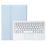 A610B-A for Samsung Galaxy Tab S6 Lite (2020) P615 P610 / (2022) / (2024) Leather Bluetooth-compatible Keyboard Cover Case Set with Touch Pad - Blue - 3