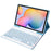 A610B Keyboard Cover for Samsung Galaxy Tab S6 Lite (2020) P615 P610 / (2022) / (2024) Bluetooth-Compatible Keyboard Leather Case Set - Blue - 1