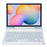 A610B Keyboard Cover for Samsung Galaxy Tab S6 Lite (2020) P615 P610 / (2022) / (2024) Bluetooth-Compatible Keyboard Leather Case Set - Blue - 2