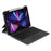 For iPad Pro 11-inch (2020) / (2021) Leather Case + Bluetooth-compatible Keyboard with Backlight Trackpad - 1