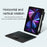 For iPad Pro 11-inch (2020) / (2021) Leather Case + Bluetooth-compatible Keyboard with Backlight Trackpad - 4