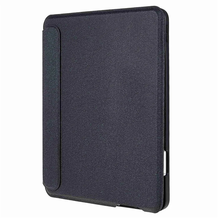 For iPad Pro 12.9-inch (2020) / (2021) Leather Case + Bluetooth-Compatible Keyboard with Backlight Trackpad - Black - 3