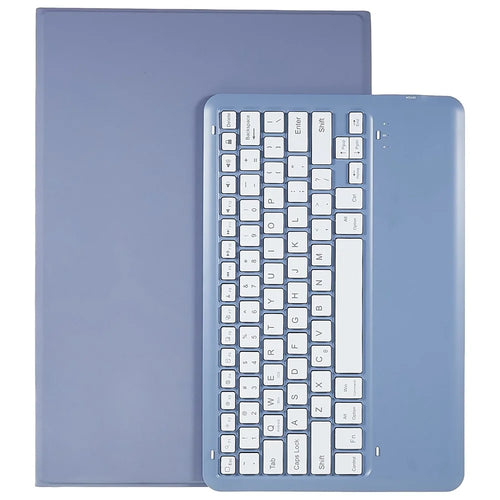T900B Bluetooth-compatible Keyboard Detachable Leather Case For Samsung Galaxy Tab S10 Ultra / S9 Ultra / S8 Ultra - Purple / Purple White - 1