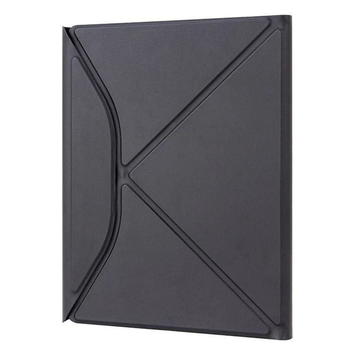 Z102B for iPad 10.2 (2021) / (2020) / (2019) Bluetooth-compatible Keyboard Trifold Stand Leather Cover with Pen Slot - Black - 2