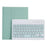 C06B For iPad mini (2024) / mini (2021) Bluetooth-compatible Keyboard Leather Stand Case with Pen Slot - Light Green - 4