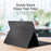 DUX DUCIS For Samsung Galaxy Tab S9+ / S9 FE+ Leather Folio Cover Stand Tablet Case + Detachable Bluetooth-compatible Keyboard with Touchpad - 4