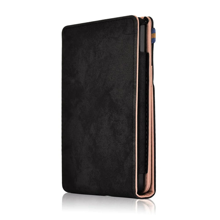 Auto-wake / sleep Vertical PU Leather Stand Case with Hand Strap for Kobo Clara HD 6.0 inch - Black - 5