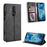 Vintage Style PU Leather Cover with Stand Wallet for Nokia 8.1 / X7 - Black - 1