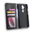 Vintage Style PU Leather Cover with Stand Wallet for Nokia 8.1 / X7 - Black - 3